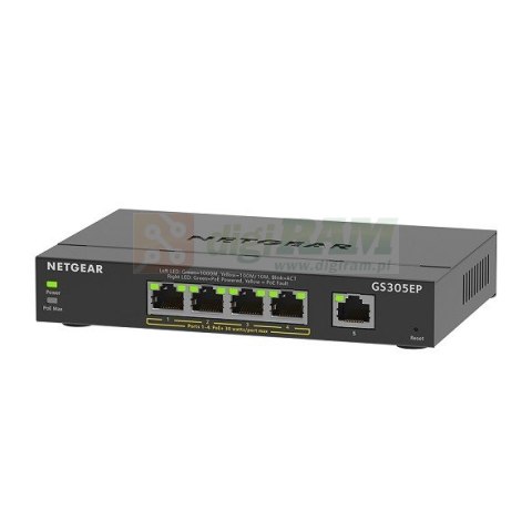 Przełącznik GS305EP 5x1GE (4xPoE+)