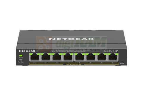 Przełącznik GS108EP 8xGE PoE+