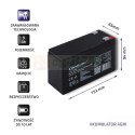 Akumulator żelowy | 12V | 9Ah | max.90A | AGM