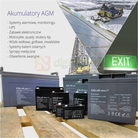 Akumulator żelowy | 12V | 9Ah | max.90A | AGM