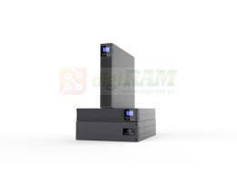 Zasilacz awaryjny UPS ON-Line 6000VA ICR IOT PF1, terminal out, USB/RS-232, LCD