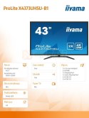 Monitor wielkoformatowy 43 cale X4373UHSU-B1 4K, VA, 2xHDMI, DP, mDP, 3ms, 2x7W, USBx4