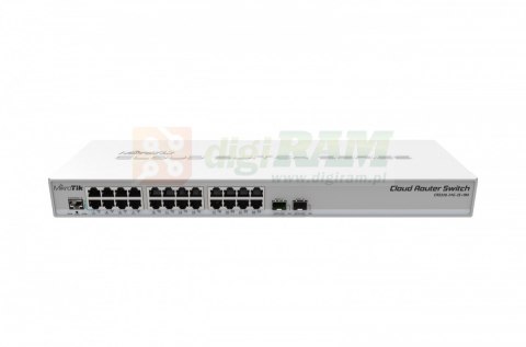 Przełącznik 24xGbE 2 xSFP+CRS326-24G-2S+RM-MX