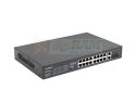 Przełącznik Switch 16X100MB POE+/2XCombo niezarządzalny rack 19 cali Gigabit Ethernet 250W