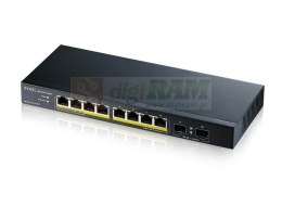 Przełącznik GS1100-10HP-EU0102F 120W PoE 8xGigabit 2xFiber Uplilk Switch
