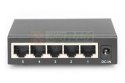 Switch niezarządzalny Gigabit Ethernet desktop 5x 10/100/1000 Mbps