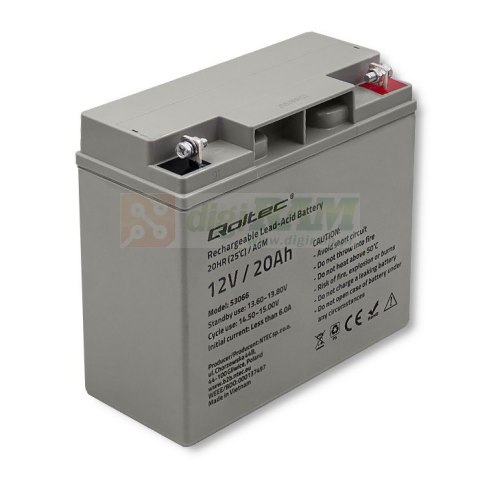 Akumulator AGM | 12V | 20Ah | max. 300A