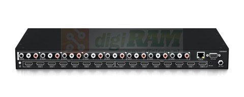Contractor 8x8 HDMI 2.0 4K HDCP 2.2 Matrix z wyjściem audio, zarządzaniem EDID i interfejsem WWW
