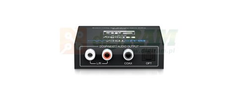 Cyfrowy konwerter audio z funkcją miksowania dźwięku Dolby Audio i DTS Audio