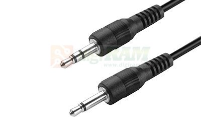 Kabel stereo 3,5 mm mono do 3,5 mm (12 V do 5 V)