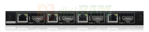 Karta wyjściowa 4 x HDMI / HDBaseT™ CSC - 4K HDR do 40m