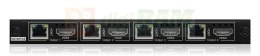 Karta wyjściowa 4 x HDMI / HDBaseT™ CSC z równoczesnym wyjściem — 4K HDR do 70m