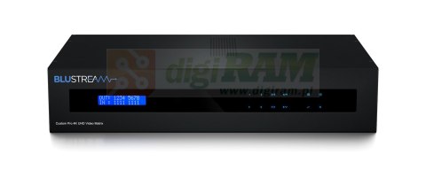 Matryca Custom Pro 8x8 HDBaseT CSC (4K 60Hz 4:4:4 do 40m) - Obsługuje 4K HDR, sterowanie IP, PoC, dwukierunkową podczerwień, 4 x