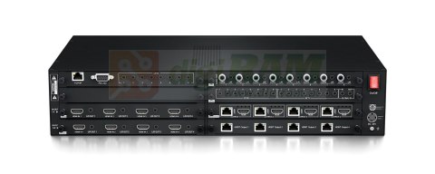 Matryca Custom Pro 8x8 HDBaseT CSC (4K 60Hz 4:4:4 do 40m) - Obsługuje 4K HDR, sterowanie IP, PoC, dwukierunkową podczerwień, 4 x