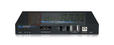 Nadajnik-odbiornik wideo IP Multicast UHD przez zarządzaną sieć 10 Gb, HDMI 2.0 4K 60Hz 4:4:4 NOWOŚĆ
