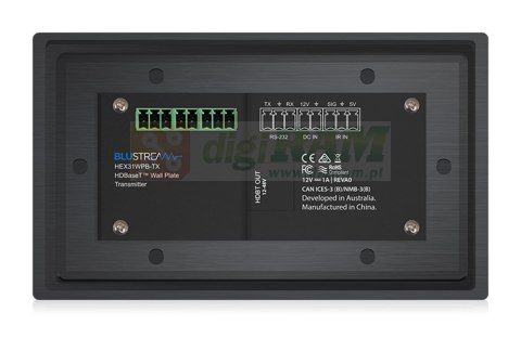 Nadajnik ścienny HDBaseT™ - HDMI, USB-C i RS-232 / IR do 70m (4K do 40m) NOWOŚĆ
