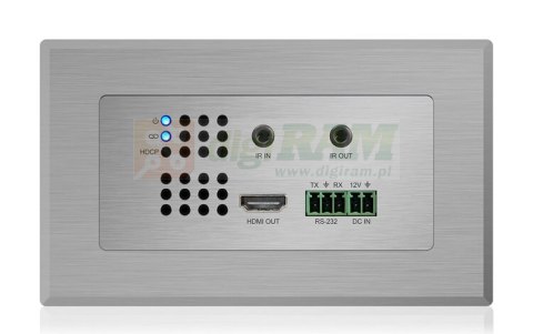 Odbiornik HDMI Wall Plate HDBaseT™ - HDMI, RS-232 i IR do 70m (4K do 40m)