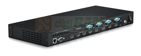 Płynny switch 4x4 4K matryca HDMI/VGA