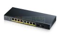 Przełącznik GS1900-10HP v2 8port L2 PoE 2xSFP 70W 802.3at