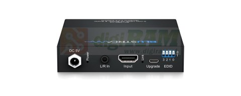 Splitter HDMI 4K HDCP 2.2 z wbudowanym skalerem w dół, wyjściem audio i zarządzaniem EDID