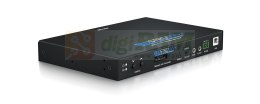 Transmiter wideo IP Multicast UHD przez sieć 1 Gb, wyjście HDMI, 2-kanałowy nadajnik/odbiornik audio Dante