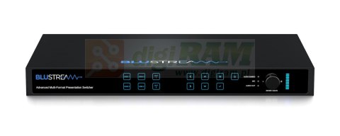 Zaawansowany przełącznik prezentacji 4x2 w wielu formatach — 3 x HDMI, 1 x wejścia USB-C / 2 x HDMI, 1 x wyjście HDBaseT™