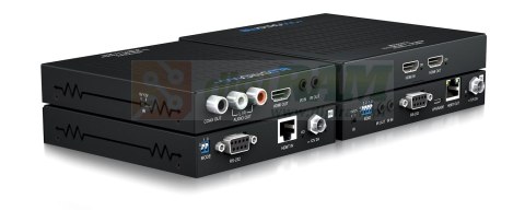 Zestaw Extender HDBaseT™ CSC HDMI 2.0 4K 60Hz 4:4:4 up to 40m (1080p up to 70m)