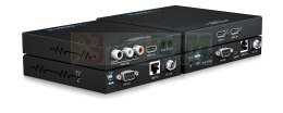 Zestaw Extender HDBaseT™ CSC HDMI 2.0 4K 60Hz 4:4:4 up to 70m (1080p up to 100m)