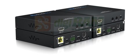 Zestaw Extender HDBaseT™ obsługujący nieskompresowane i nieskonwertowane HDMI 2.0 4K 60Hz 4:4:4 do 100m