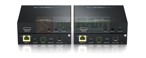 Zestaw Extender HDBaseT™ obsługujący nieskompresowane i nieskonwertowane HDMI 2.0 4K 60Hz 4:4:4 do 100m