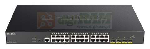 *D-Link DGS-1250-28XMP S witch 24GE PoE+ 4SFP+