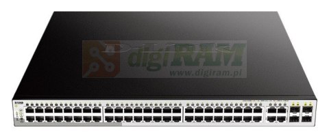 Przełącznik DGS-1210-52MP 48GE PoE+ 4SFP