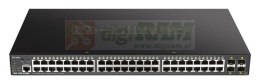 Przełącznik DGS-1250-52XMP 48GE PoE+ 4SFP+