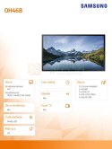 Monitor wielkoformatowy 46 cali OM46B LH46OMBEBGBXEN