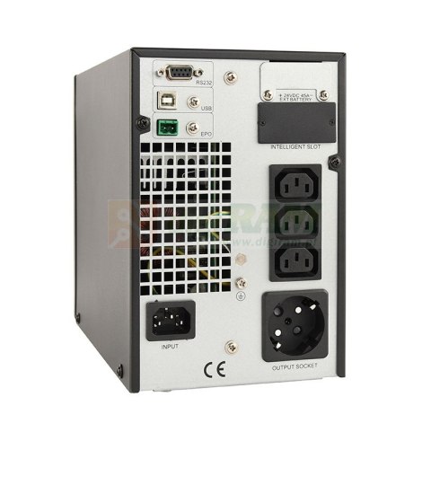 Zasilacz UPS 1000VA On-Line 3xIEC 1xSchuko USB