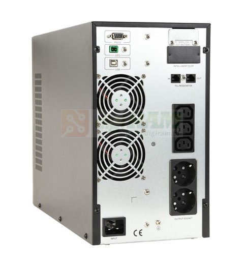 Zasilacz UPS 2000VA On-Line 3xIEC 2xSchuko USB
