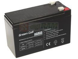 GREEN CELL AKUMULATOR ŻELOWY AGM05 12V 7,2AH