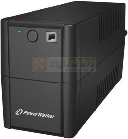 Zasilacz awaryjny UPS Power Walker Line-Interactive 850VA 2xSCHUKO RJ11 USB