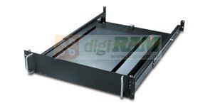 19" Rotating Keyboard Drawer Black