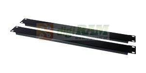 1U Blanking Panel Kit 19" Black