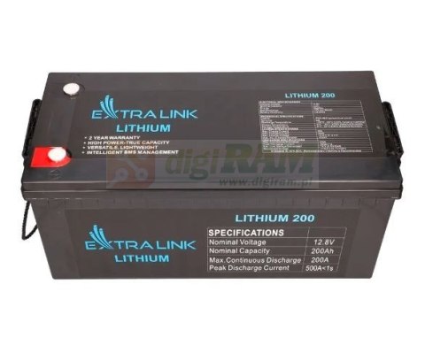 Akumulator LiFePO4 200AH 12.8V BMS EX.30479