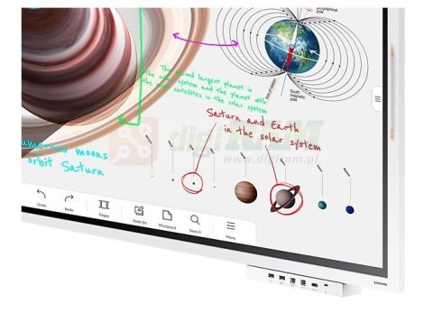 Monitor profesjonalny WM55B FLIP PRO 55 cali Dotykowy 16h/7 350(cd/m2) 3840x2160 (UHD) Flip App USB-C Wi-Fi/BT 3 lata d2d (LH55