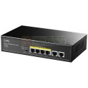 Przełącznik FS1006P 6xFE (4xPoE+) 65W