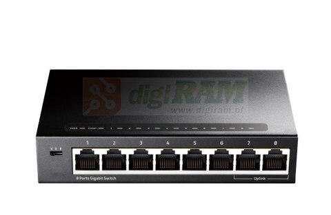 Przełącznik GS108 8xGE metalowa obudowa