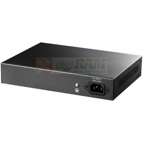 Przełącznik GS1010PE 8xGE PoE+ 120W 2xGb Uplink