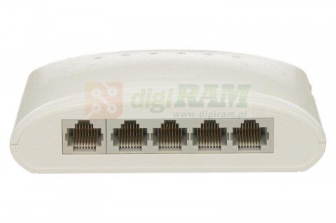 DGS-1005D switch L2 5x1GBE Desktop/Wall NO FAN