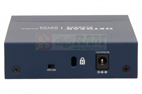 Switch Unmanaged Plus 5xGE - GS105GE