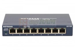 Switch Unmanaged Plus 8xGE - GS108GE
