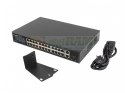 Switch 24x1GB POE+ 2xGB 2xSFP rack 19'' gigabit ethernet 360W