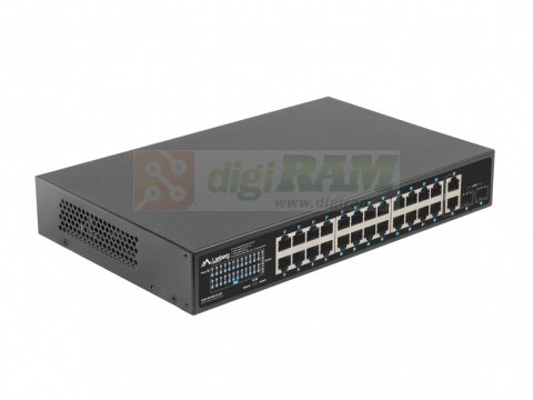 Switch 24x1GB POE+ 2xGB 2x rack 19'' gigabit ethernet 250W